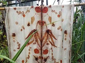 冬季植物印染羊毛围巾上线